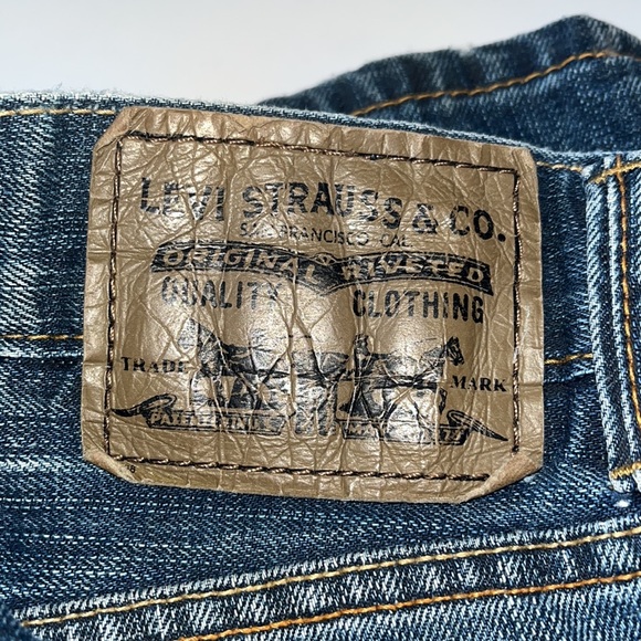 Levi’s low rise boot cut 527 jeans waist 34 length 34 soft 100% cotton - Picture 7 of 7